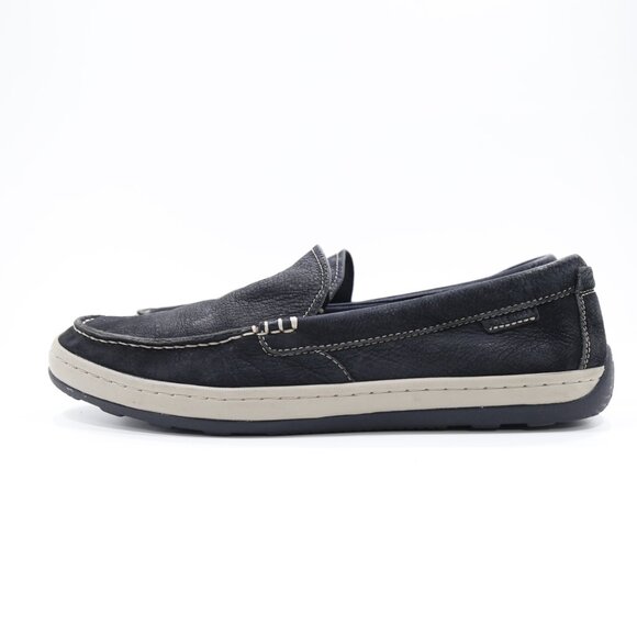 Cole Haan Grand Claude Black Leather Venetian Loafers - Men's 11.5 - Picture 1 of 7